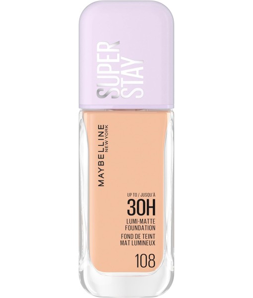 maybelline superstay matte foundation 108