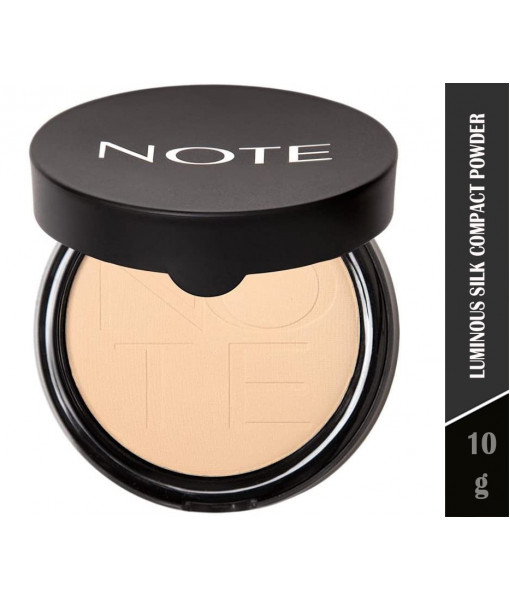 note luminous silk compact powder 01 beige