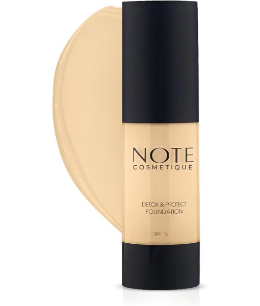 note detox & protect foundation spf15 01 beige