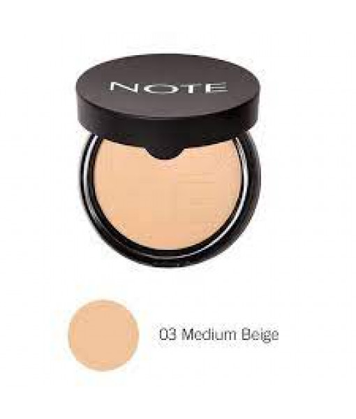 note luminous silk compact powder 03 medium beige