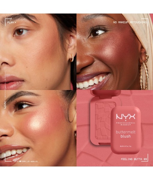 nyx butter melt blush 09 feeling butta 5g