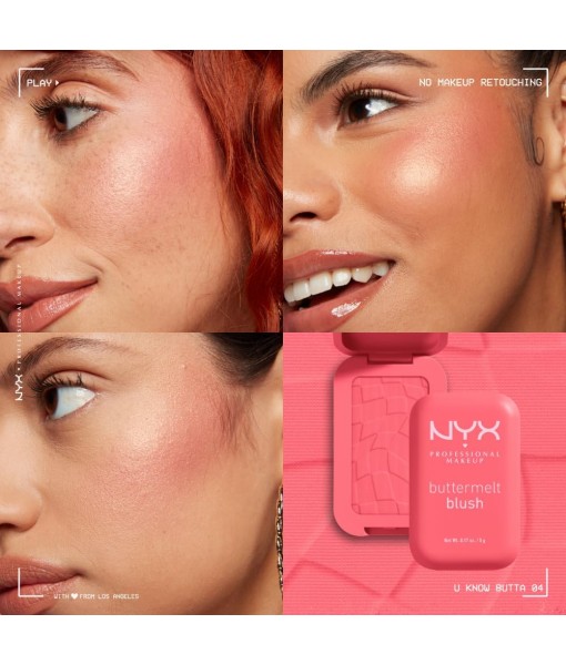 nyx butter melt blush 04 u know butta 5g