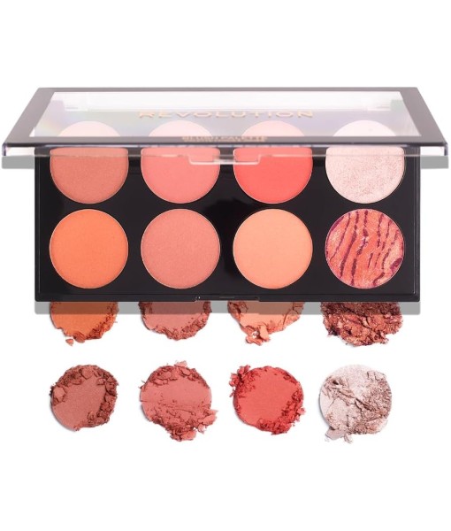 revolution blush palette hot spice 