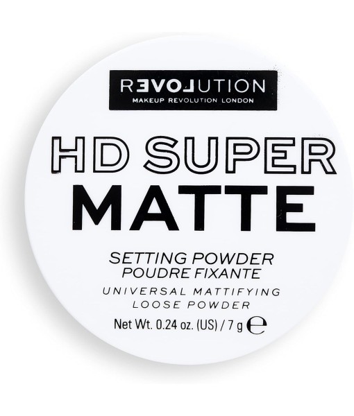 revolution hd super matte setting loose powder 7g