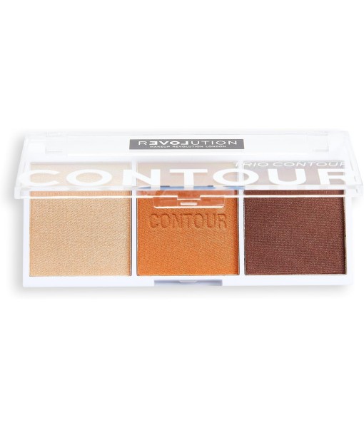 revolution trio contour palette bronze sugar