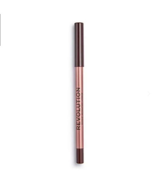 revolution satin kiss lipliner tgif brown
