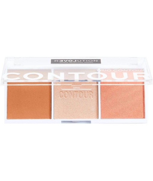 revolution trio contour palette sugar