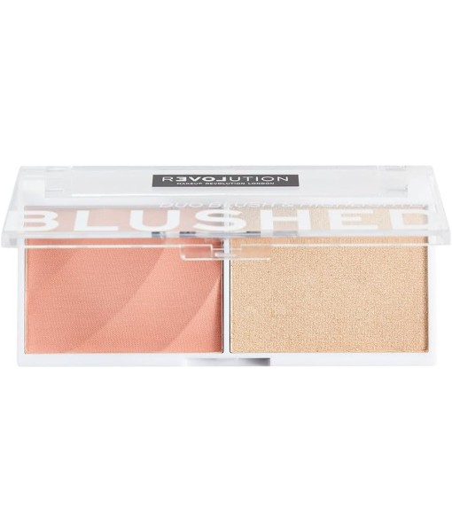 revolution duo blush & highlighter sweet