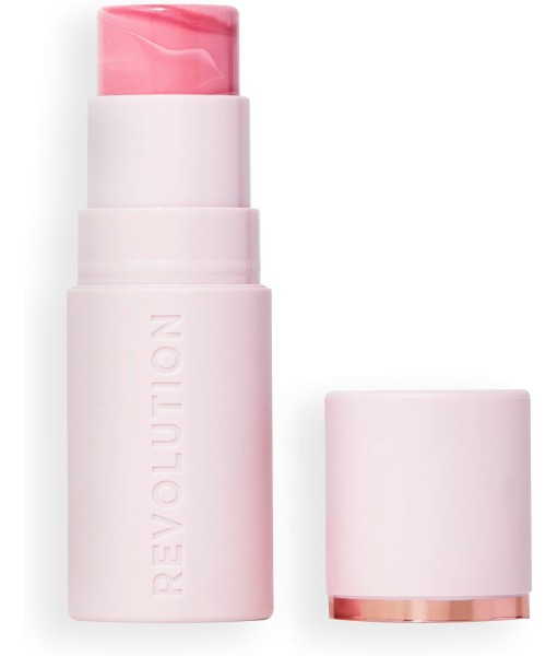 revoltion silk blusher stick pinched light pink