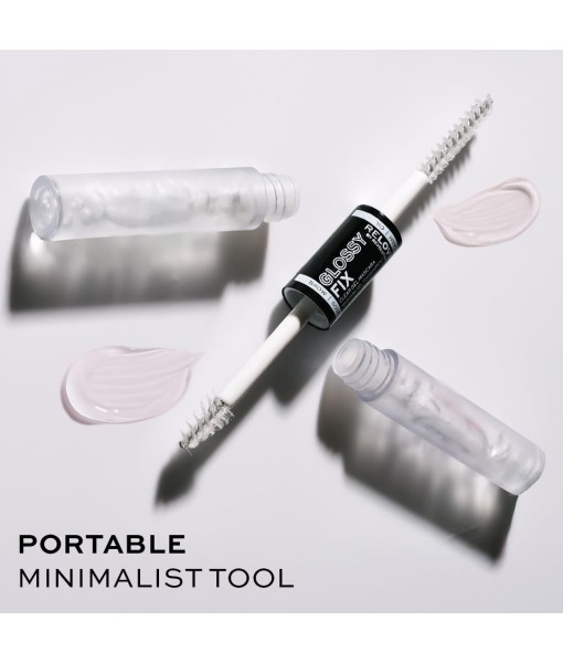 revolution glossy fix clear gel mascara