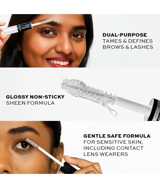 revolution glossy fix clear gel mascara