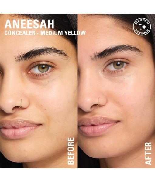 revolution skin silk under eye brightener & concealer medium yellow 