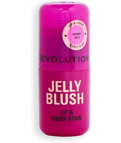 revolution jelly blush lip & cheek stain cherry
