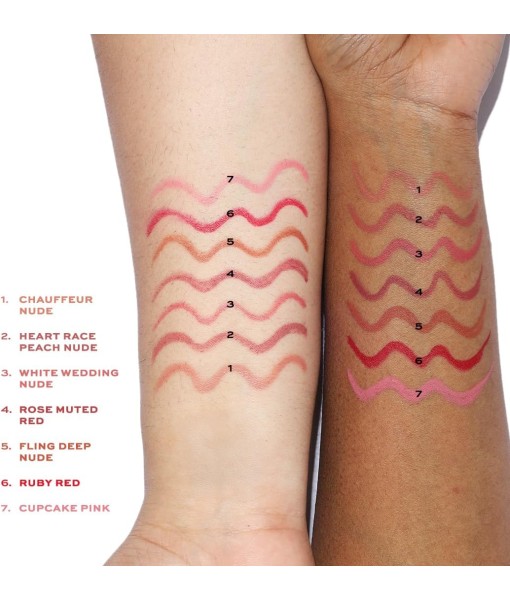 revolution satin kiss lipliner white wedding