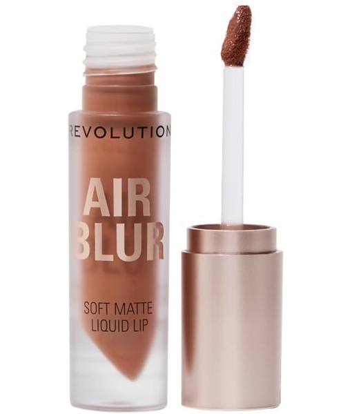 revolution air blur soft matte liquid lip fawn