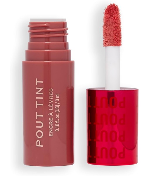 revolution pout tint liquid lipstick nude dreams