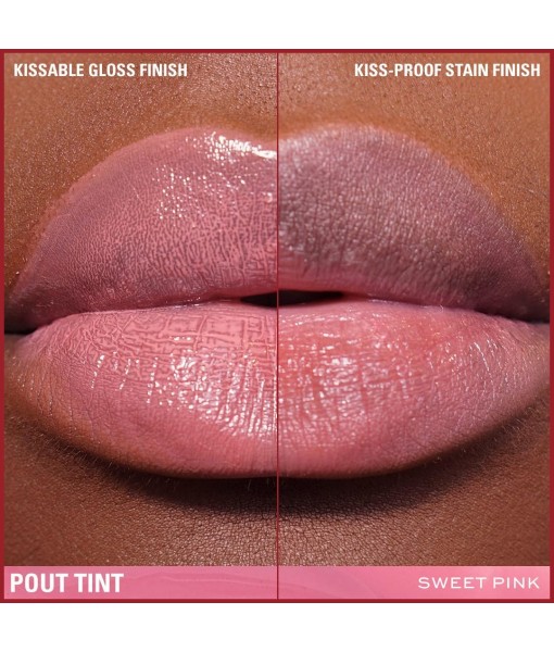 revolution pout tint liquid lipstick sweet pink