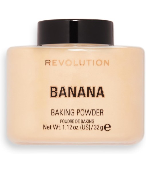 revolution baking loose powder banana 32g