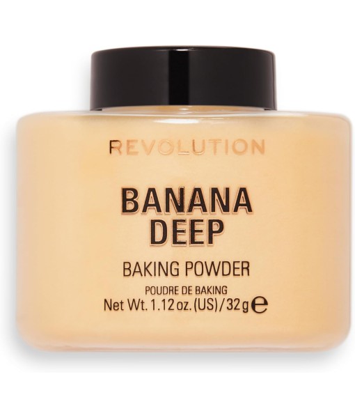 revolution baking loose powder banana deep 32g