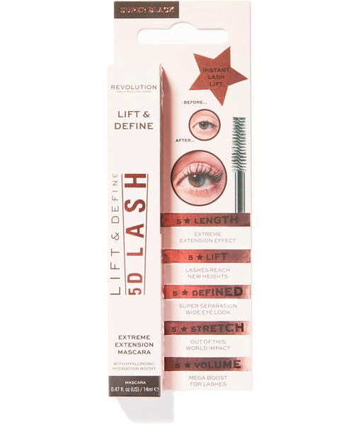 revolution 5d lash lift & define mascara
