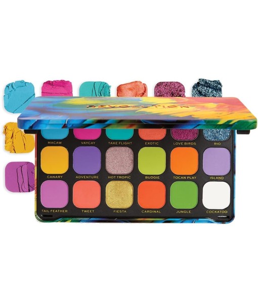 revolution forever flawless bird of paradise eyeshadow palette