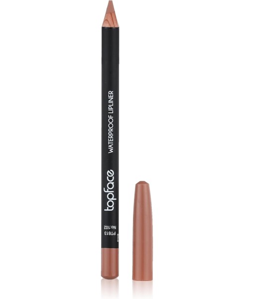 topface waterproof lipliner 102 