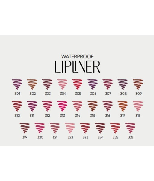 ur beauty water proof lip liner 343